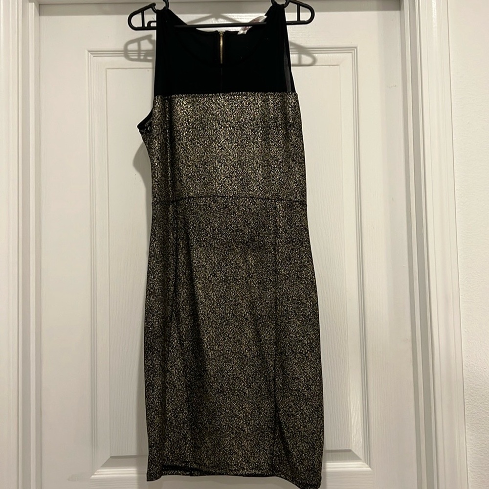 Marilyn Monroe Gold Speckle Dress